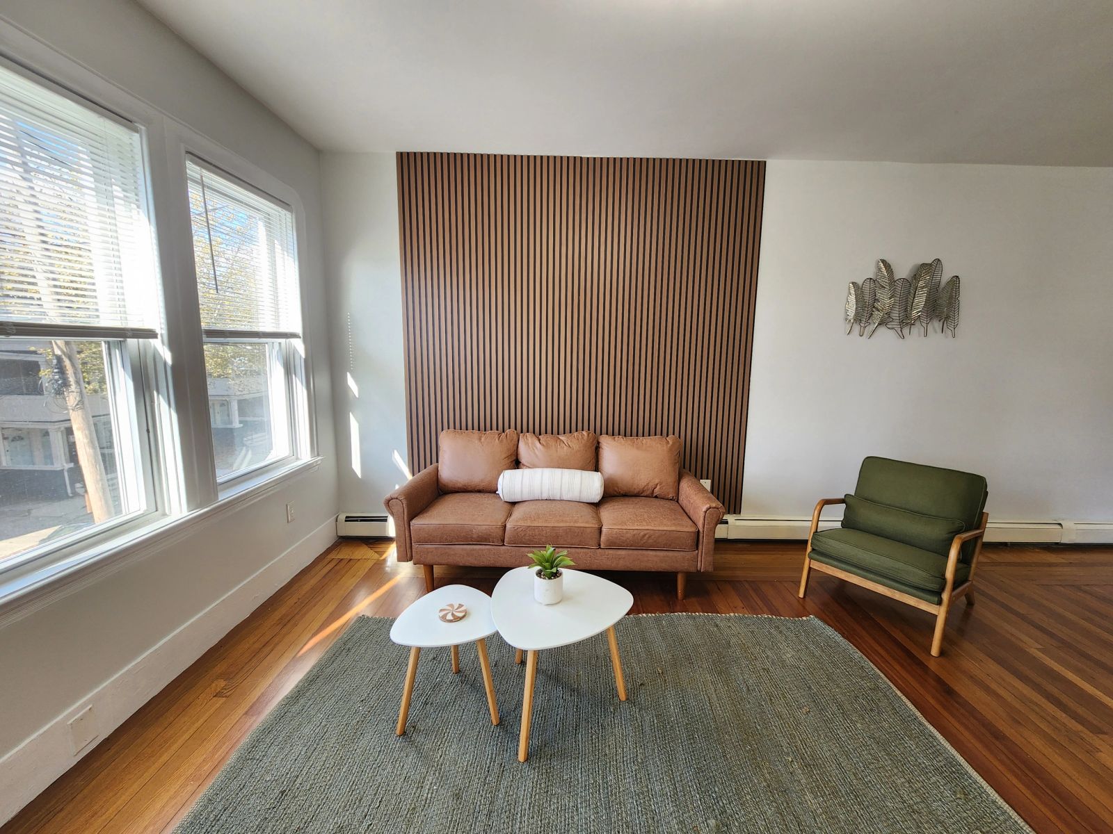 Comfortable living room in a Providence rental